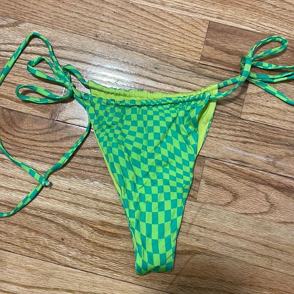 Frankie’s bikinis checkered bottom